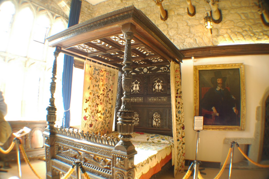 In Carisbrooke Castle