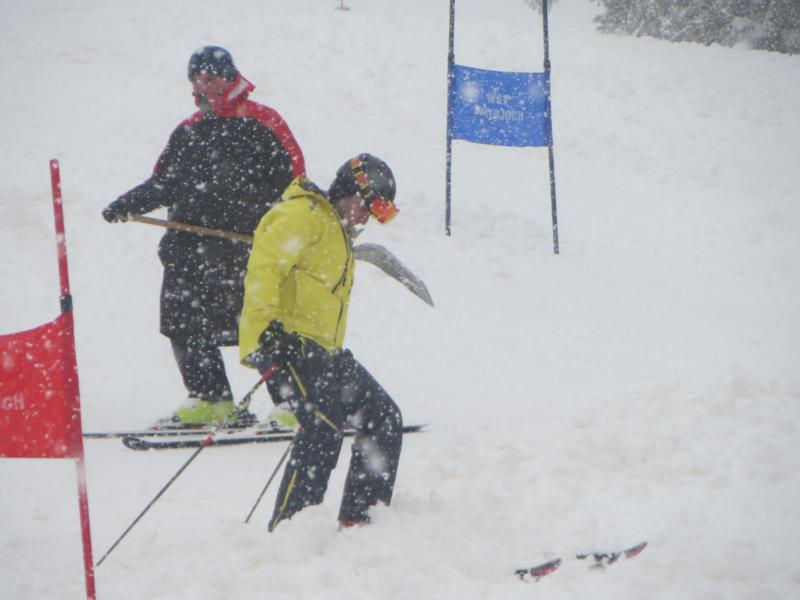 Beim Durchrutschen Beim Durchrutschen